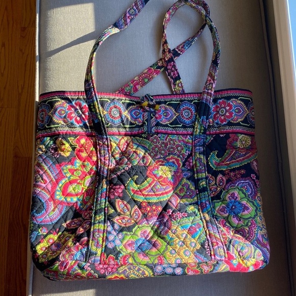 Vera Bradley Symphony in Hue Quilted Tote Bag - Picture 2 of 16